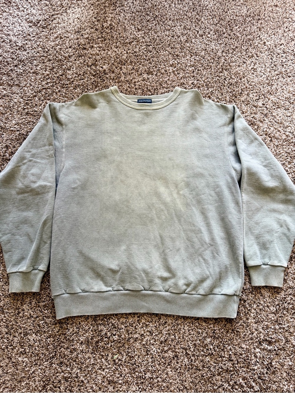 Vintage Non Fiction Canadian Classics Olive Green Sweatshirt Size Large